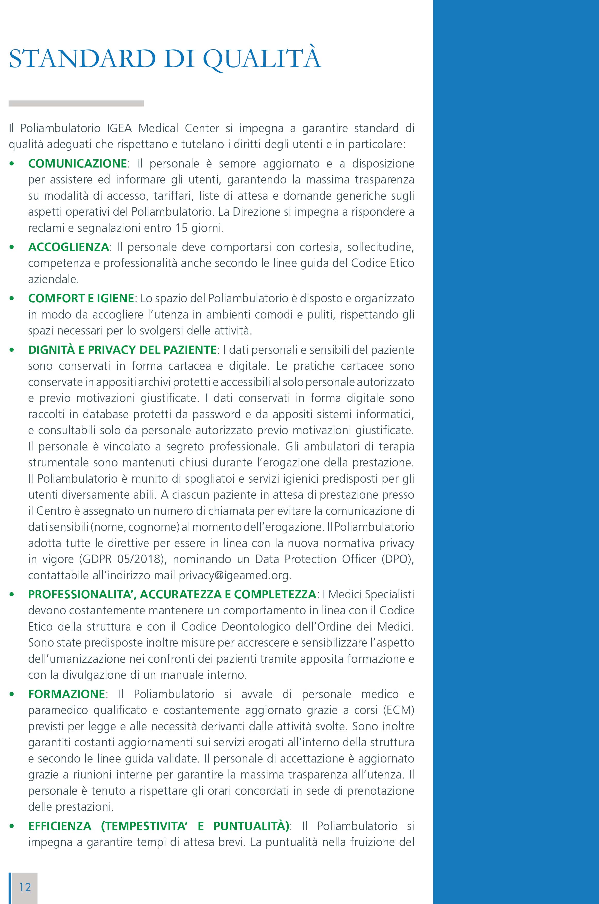 carta dei servizi 12