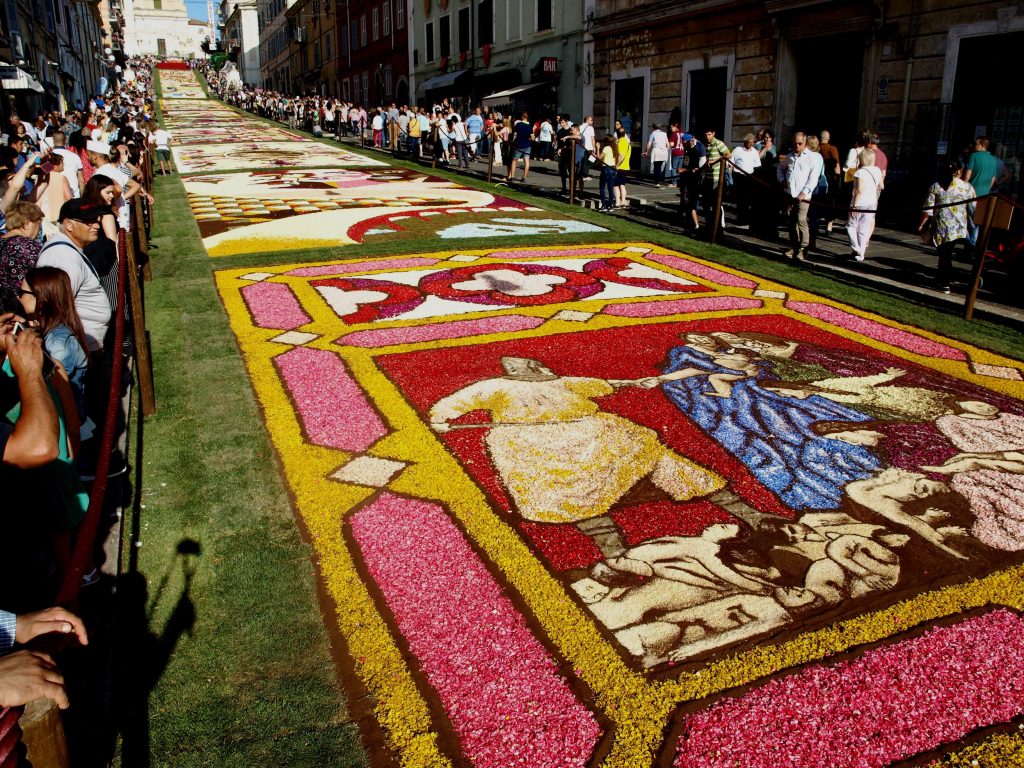 Domenica 14 Giugno 2026 - Visita all'infiorata nella Città di Genzano (Roma)